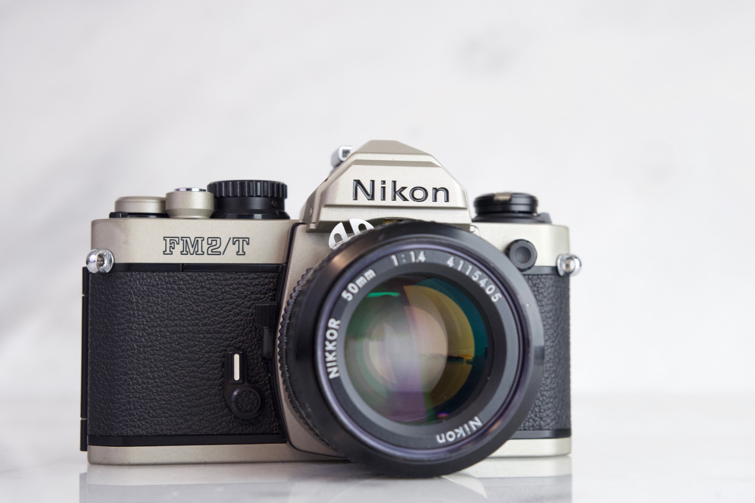 Nikon FM2/T 35mm Film SLR Camera with Nikon Nikkor 50mm F/1.4 Fast Prime  Lens, Lens Cap and Batteries - Fully Functional — F Stop Cameras